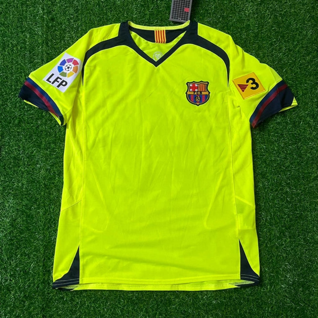 Maillot Rétro Barcelone 2005/06 Vert Jaune