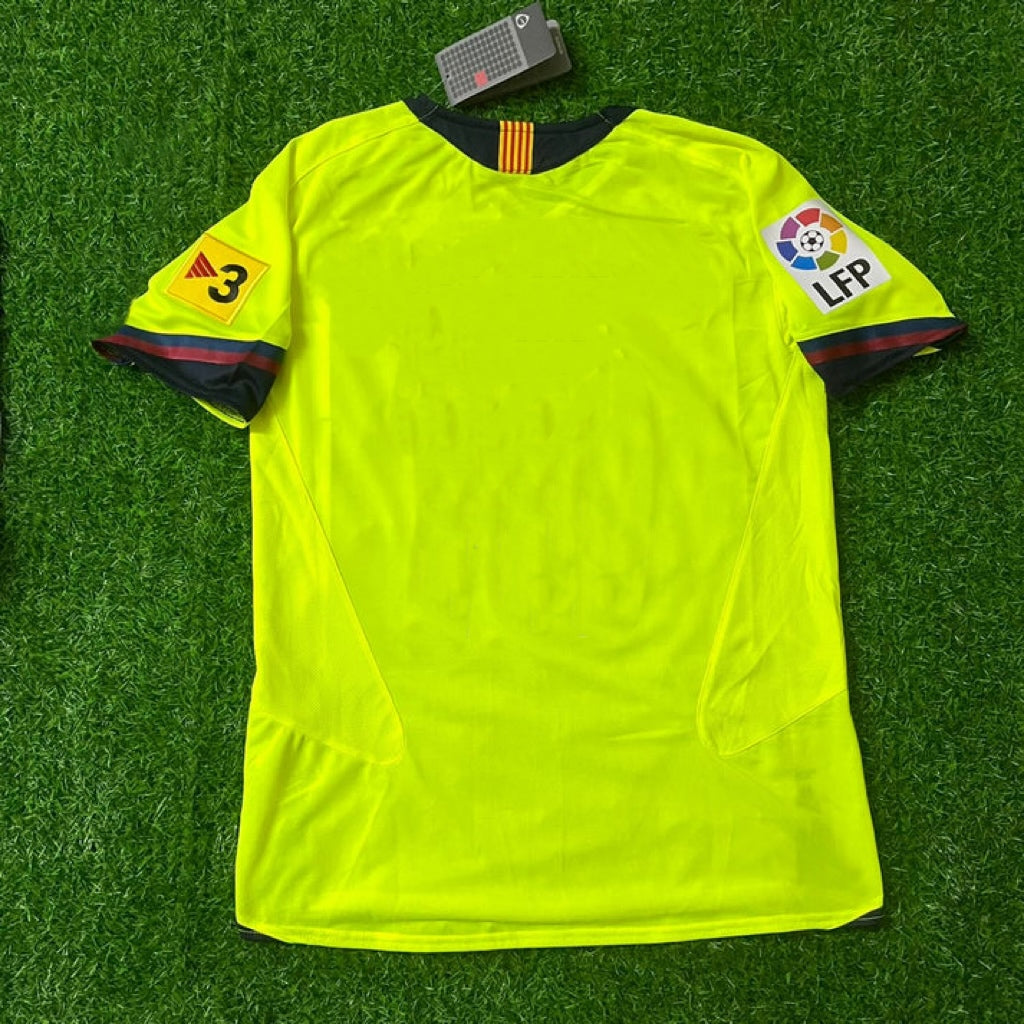 Maillot Rétro Barcelone 2005/06 Vert Jaune