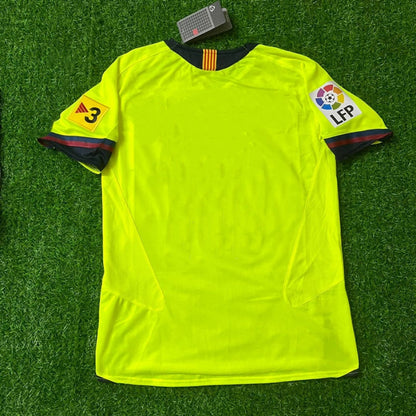 Maillot Rétro Barcelone 2005/06 Vert Jaune
