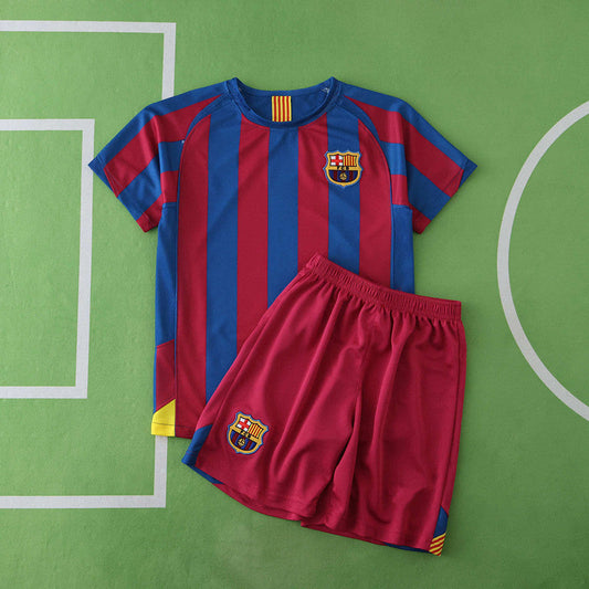 Barcelona 2005 Home Kids Retro Jersey