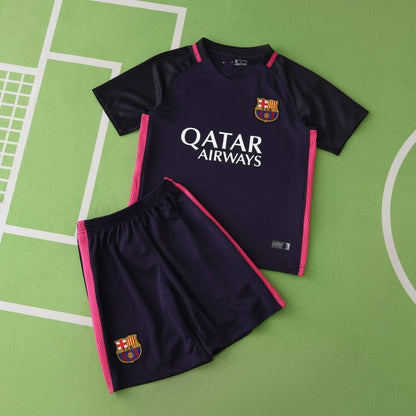 Barcelona Saison 2016 Auswärts Kinder Retro Trikot Fußballtrikot