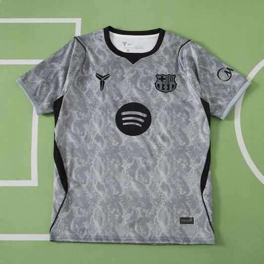 FC Barcelona 2026-2027 Season Goalkeeper Gray Football Jersey Trikot Maillot