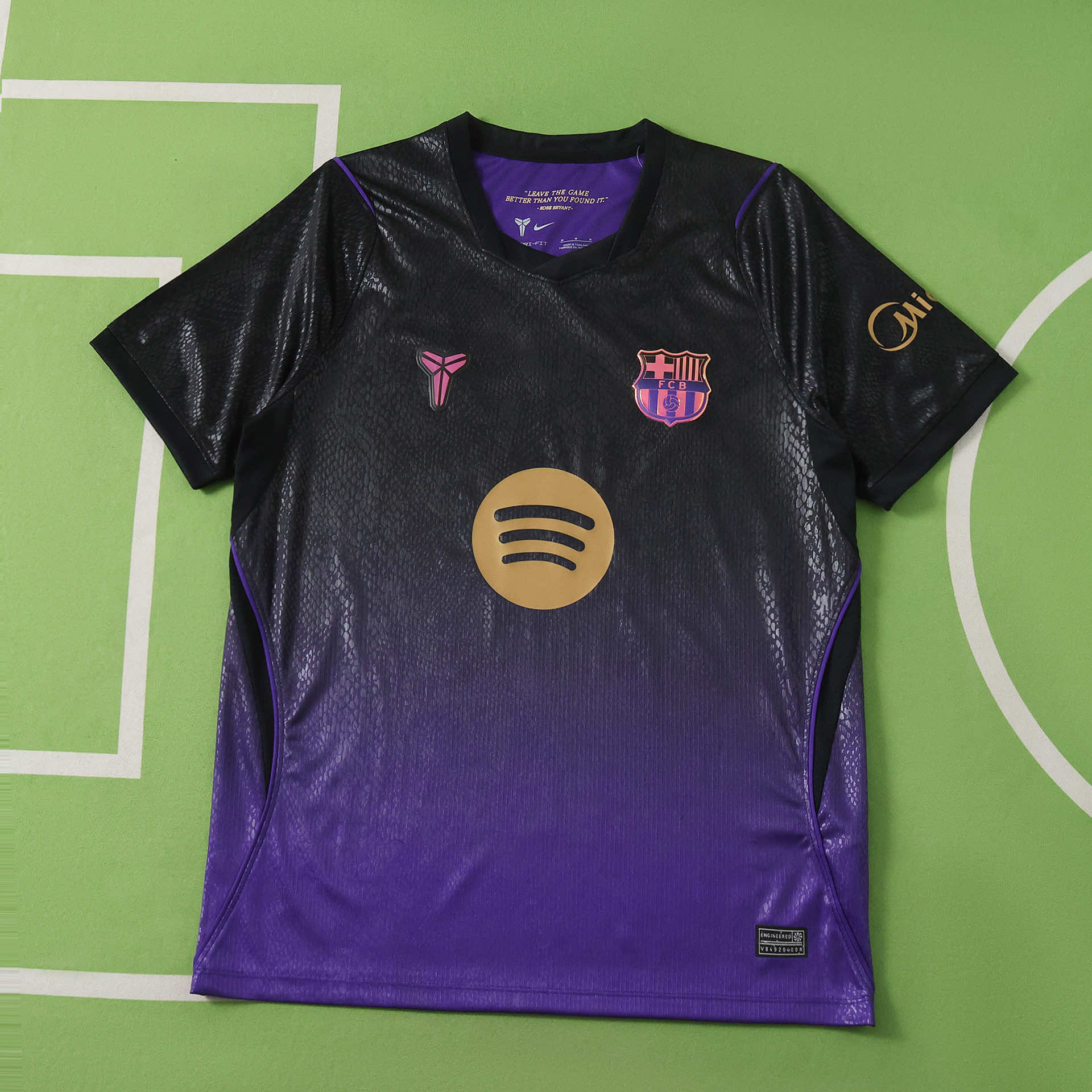 FC Barcelona 2026-2027 Season Away Black And Purple Football Jersey Trikot Maillot
