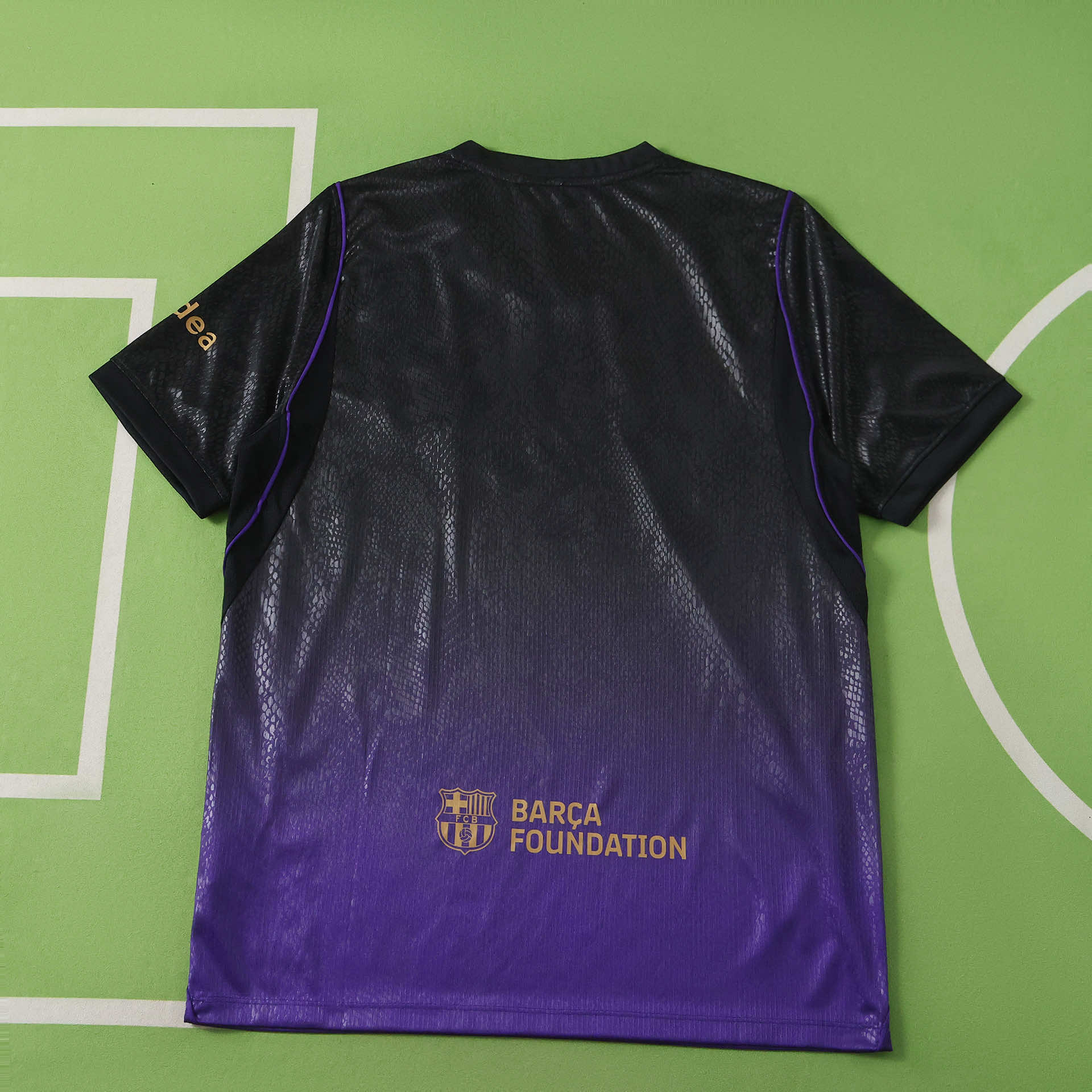 FC Barcelona 2026-2027 Season Away Black And Purple Football Jersey Trikot Maillot