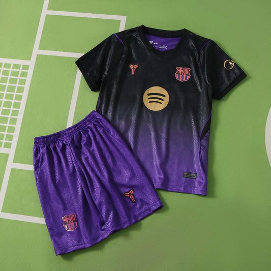 Barcelona 2026-2027 Season Kids Away Football Jersey Trikot Maillot