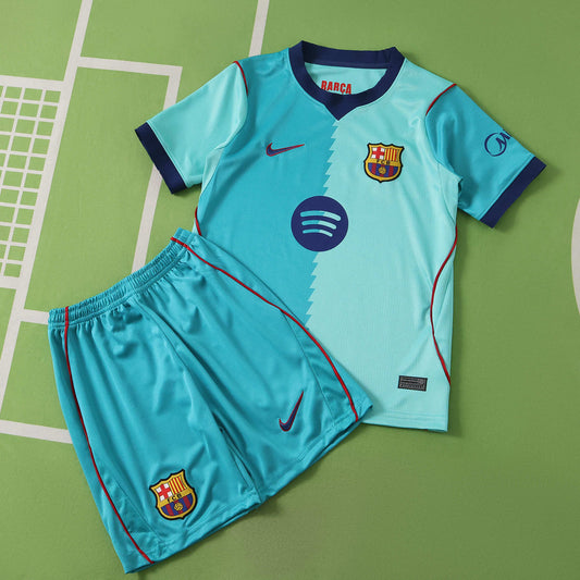 Barcelona 2026-2027 Season Kids Third Football Jersey Trikot Maillot