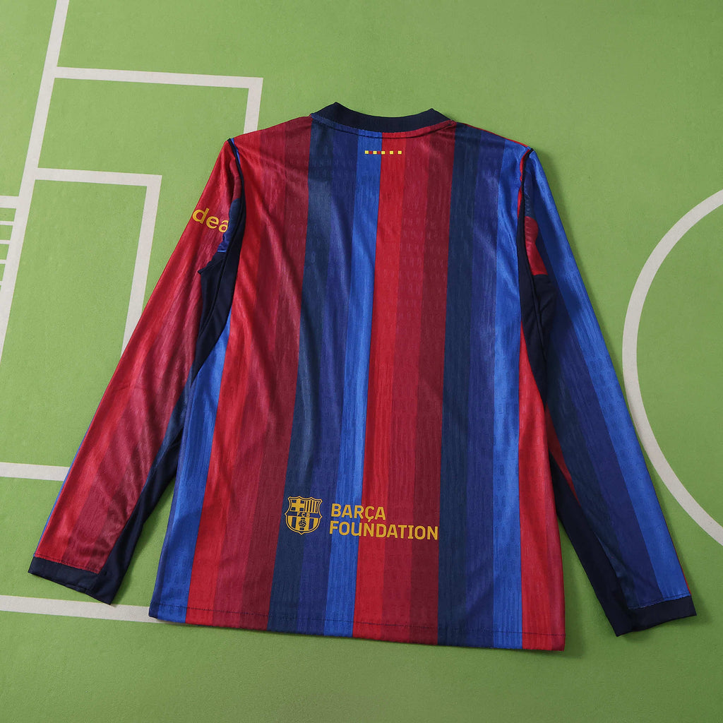 FC Barcelona 2026-2027 Season Home Long Sleeve Football Jersey Trikot Maillot