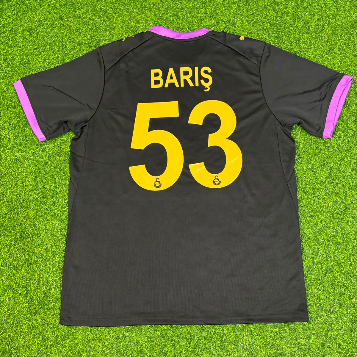 Barış Alper Yılmaz Galatasaray 2026/2027 Neue Saison Auswärtstrikot Schwarz Fußballtrikot