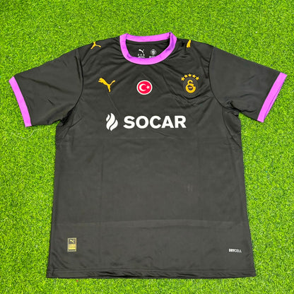 Barış Alper Yılmaz Galatasaray 2026/2027 Neue Saison Auswärtstrikot Schwarz Fußballtrikot