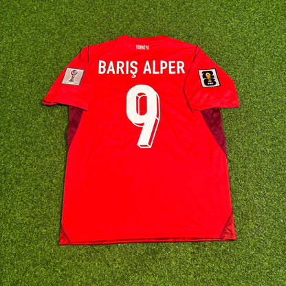 Barış Alper Yılmaz #9 Turkey Türkiye- World Cup 2026 - Home Red - Jersey Trikot - Maillot Maglia