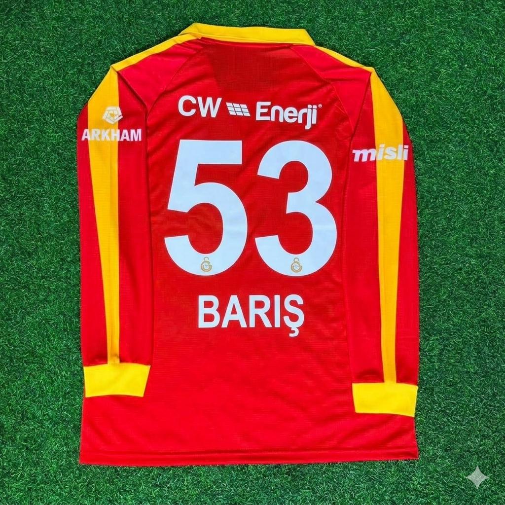 Baris Alper Yilmaz Galatasaray Legendary Retro Vintage Long Sleeve Football Jersey