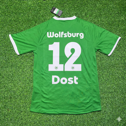 Bas Dost VfL Wolfsburg Meistersaison Retro Fußballtrikot