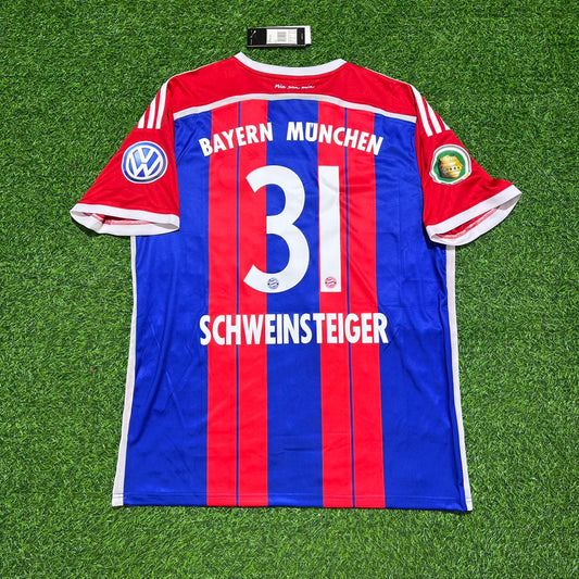 Bastian SCHWEINSTEIGER Bayern München 2014-2015 Trikot Fußball-Shirt