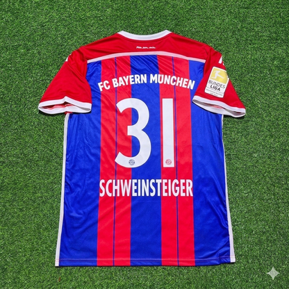Bayern Munich 2014/15 Home Patch Retro Jersey – Bastian Schweinsteiger 31