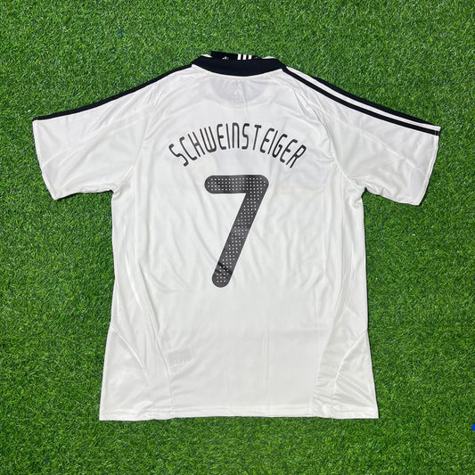 Conjunto de camiseta de fútbol retro de Bastian Schweinsteiger, Alemania, EURO 2008