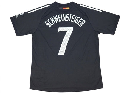 Bastian Schweinsteiger Germany Deutschland 2002 World Cup Japan Korea Black Retro Jersey Trikot