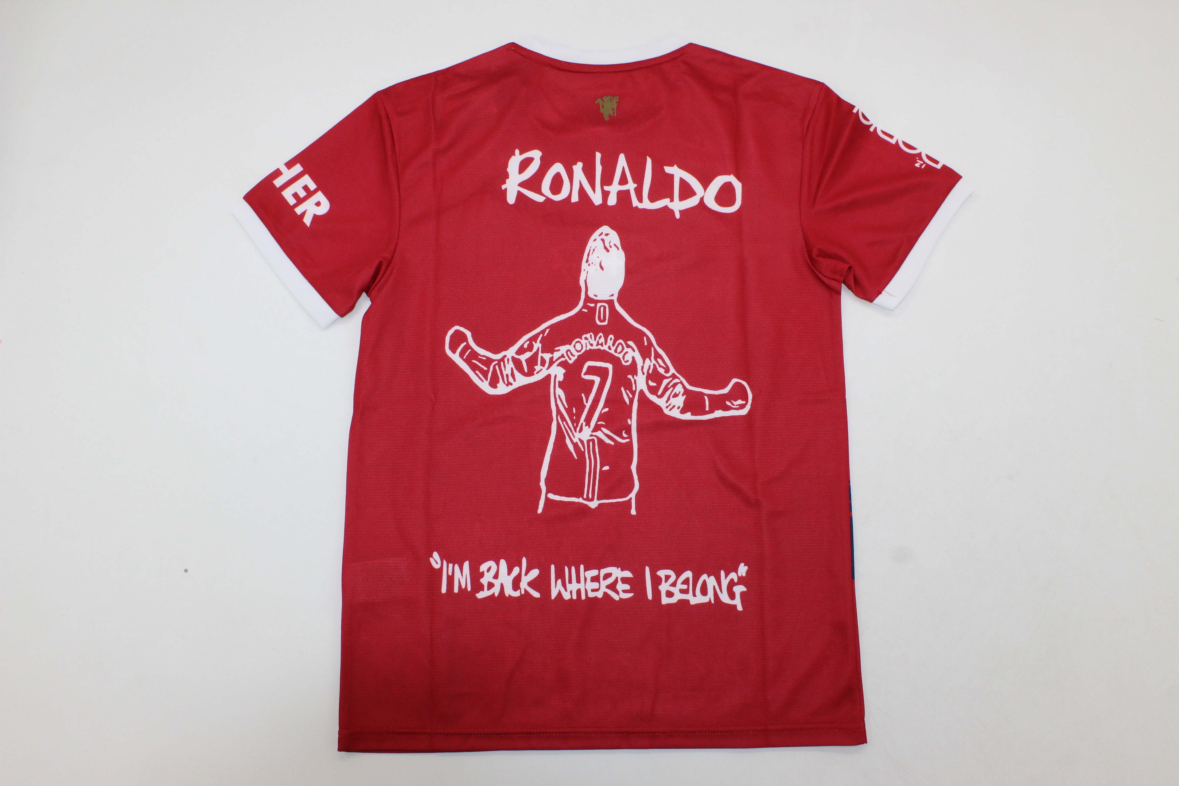 Cristiano Ronaldo Legend Manchester United Special Jersey Soccer Kit Trikot Maillot Soccer Shirt