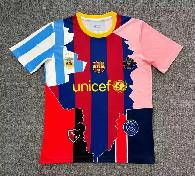 Lionel Messi GOAT Combo All Teams Special Jersey Trikot Maillot Soccer Shirt