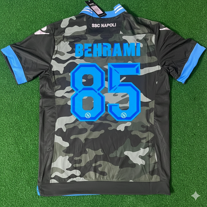 Valon Behrami 85 – Napoli 2013-14 Retro Kit Jersey Trikot Maillot Soccer Shirt