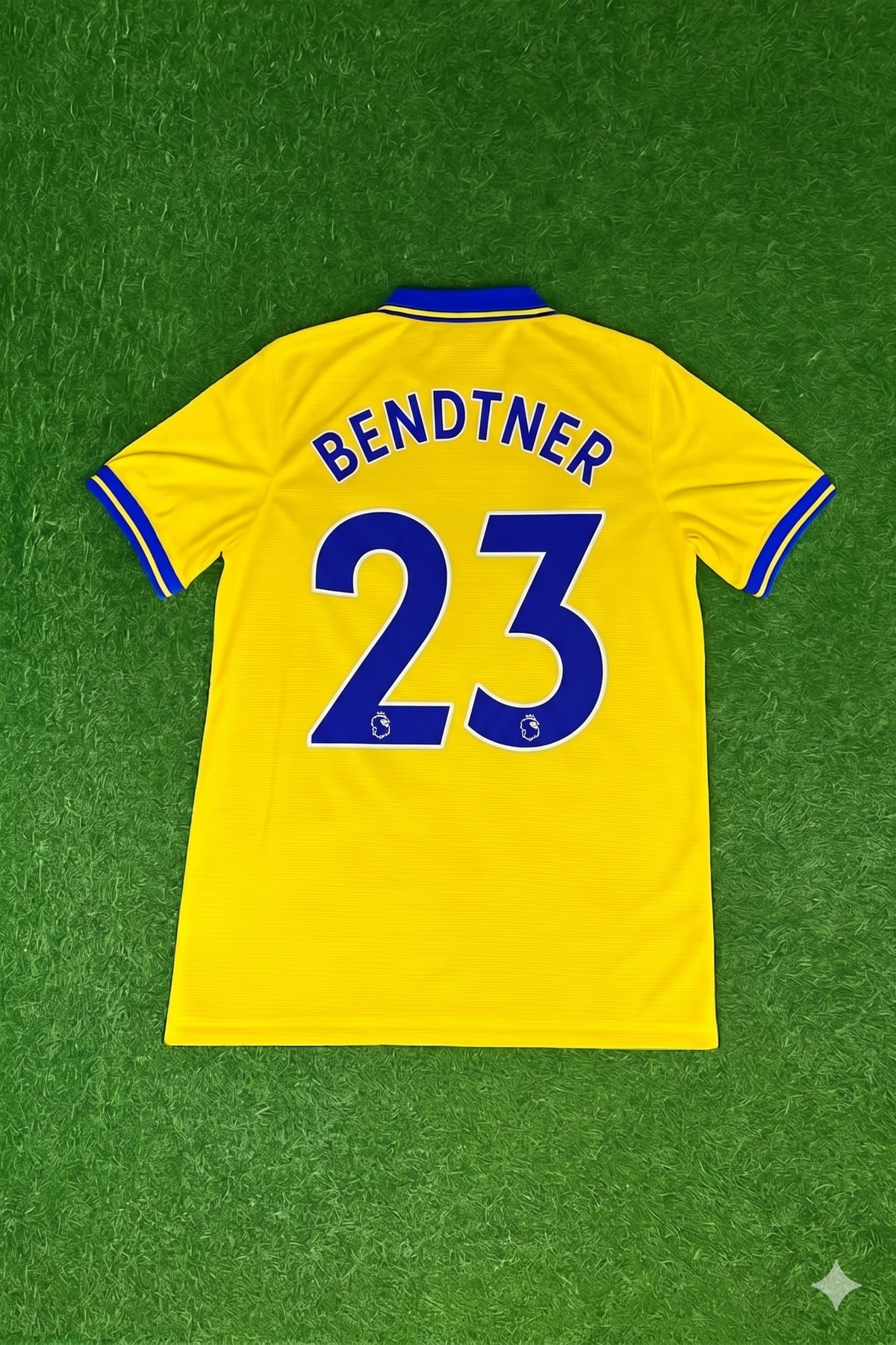 Nicklas Bendtner – Arsenal 2013/2014 Gelbes Retro-Trikot Fußballshirt