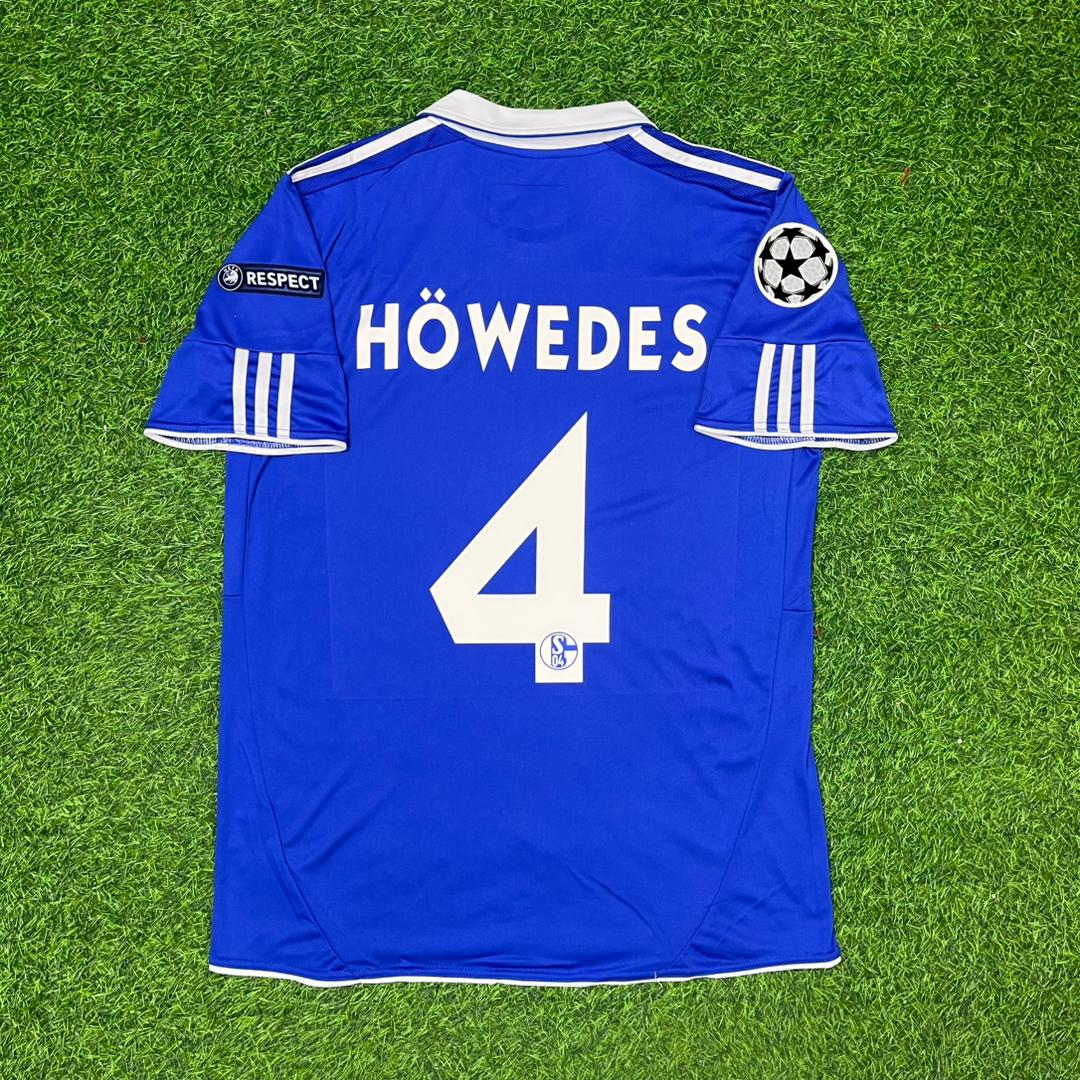 Benedikt Howedes Schalke 04 2010-2011 Champions League Retro Fussballtrikot