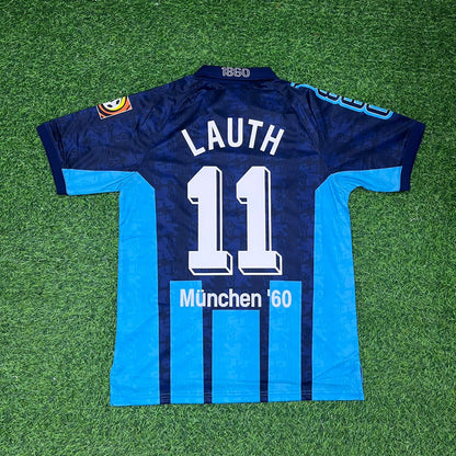 Benjamin Lauth TSV 1860 München Blaues Heim Retro Fußballtrikot