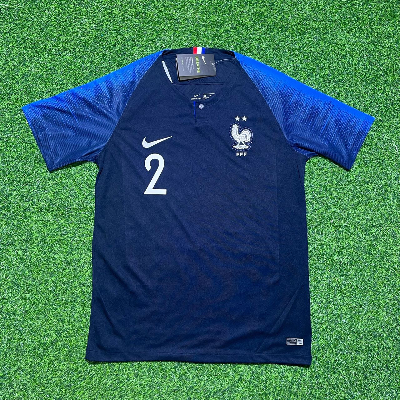 Benjamin Pavard France 2018 World Cup Final Retro Football Jersey