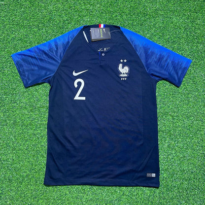 Benjamin Pavard France 2018 World Cup Final Retro Football Jersey