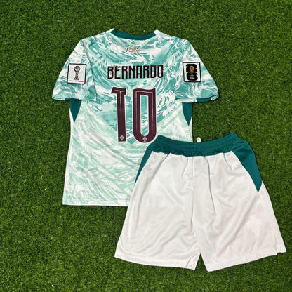 Bernardo Silva Portugal Fußballtrikot für Kinder WM 2026 Auswärts