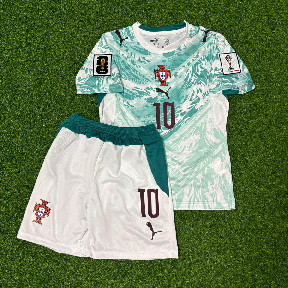 Bernardo Silva Portugal Fußballtrikot für Kinder WM 2026 Auswärts