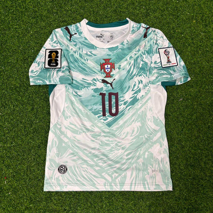 Bernardo Silva Portugal 2026 World Cup White Away Football Jersey