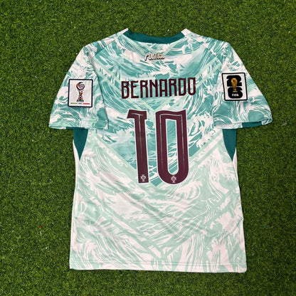 Bernardo Silva Portugal Fußballtrikot für Kinder WM 2026 Auswärts