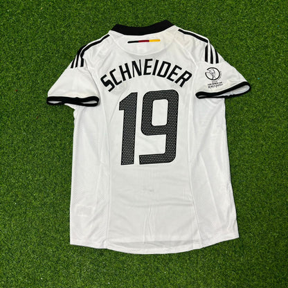 Germany 2002 World Cup White Retro Football Jersey – Bernd Schneider