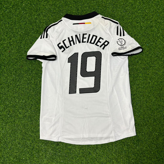 Germany 2002 World Cup White Retro Football Jersey – Bernd Schneider
