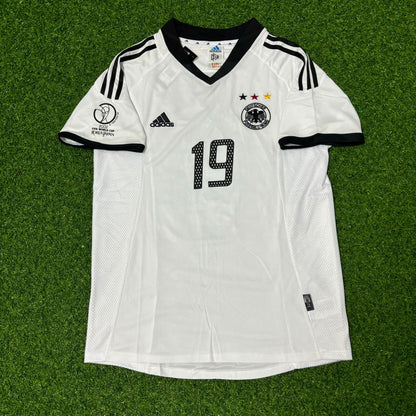 Germany 2002 World Cup White Retro Football Jersey – Bernd Schneider