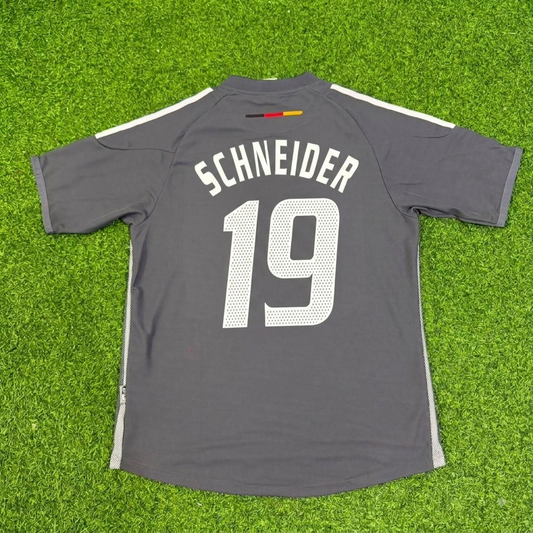 Germany 2002 World Cup Gray Special Retro Football Jersey – Bernd Schneider