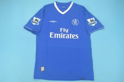 Frank Lampard Chelsea 2003 2005 Season Home Navy Blue Retro Jersey Trikot Soccer Shirt