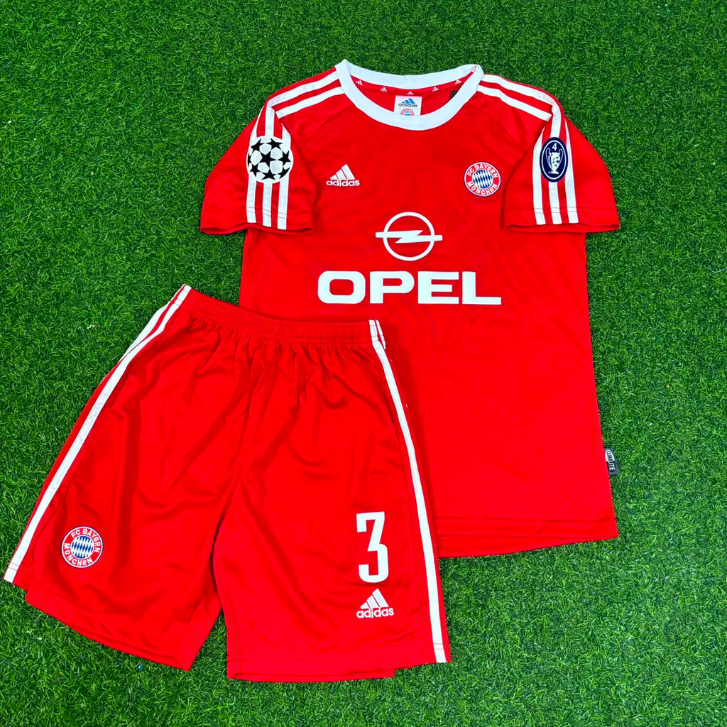 Bixente Lizarazu FC Bayern München 2000-2001 Kinder Retro Trikot | Fußballtrikot