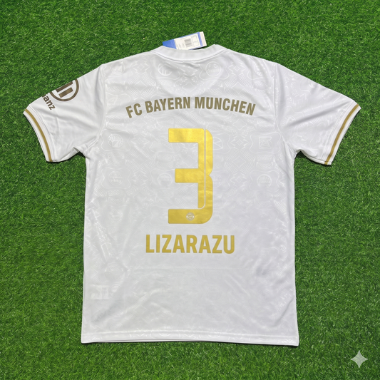 Bayern Munich 125 Years Anniversary Special-Edition White Jersey – Bixente Lizarazu 3