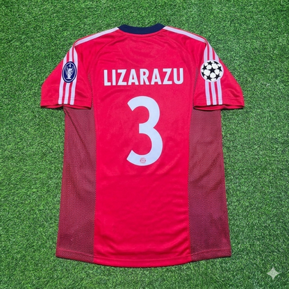 Bayern Munich 2002/03 Home Red Retro Jersey – Bixente Lizarazu