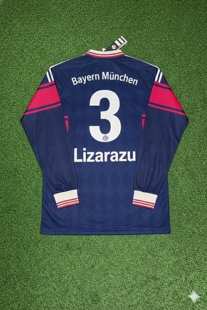 Bayern Munich 1997/98 Long Sleeve Home Retro Jersey – Bixente Lizarazu