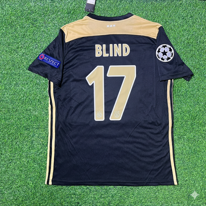 Ajax 2018/19 Champions League Black Retro Football Jersey – Daley Blind