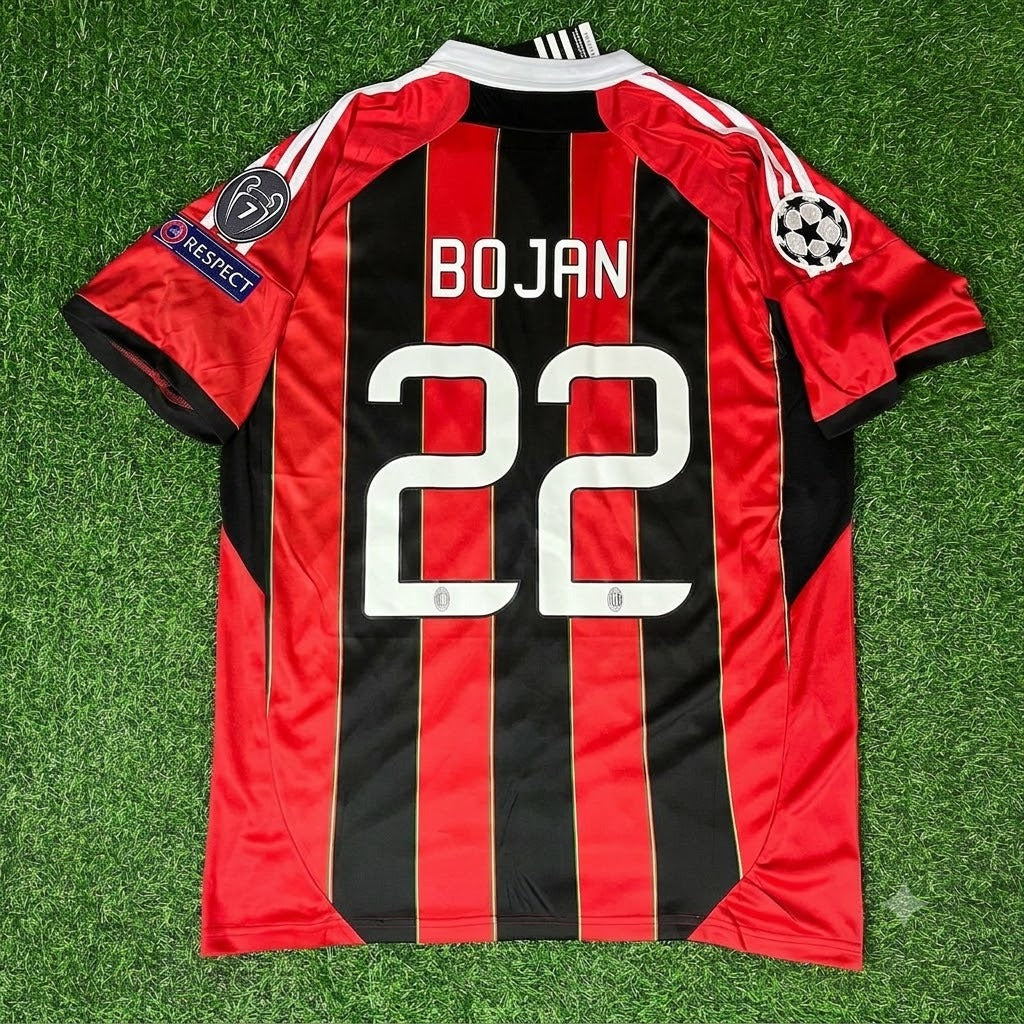 Bojan Krkic – AC Milan 2012/13 Heim Retro Trikot – | Jersey | Maillot Fußballtrikot