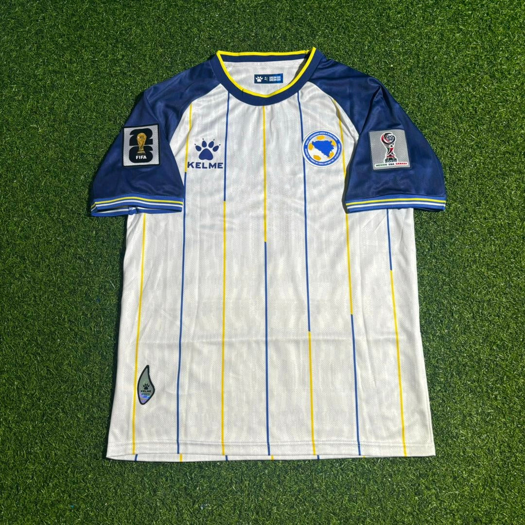 Bosnien und Herzegowina WM 2026 Weißes Fußballtrikot
