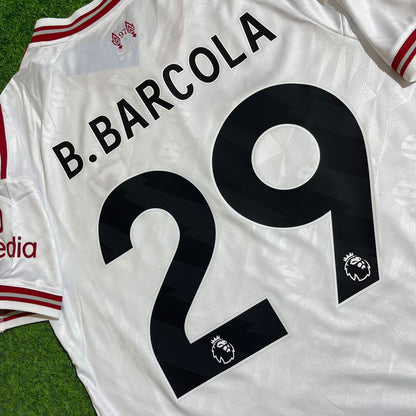 Maillot de Foot Extérieur Blanc Bradley Barcola #29 Liverpool Nouvelle Saison 2027