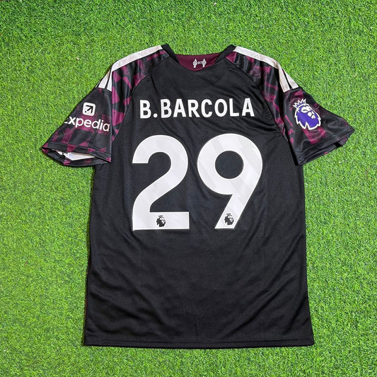 Bradley Barcola n° 29 Liverpool 2026/2027 Nouvelle saison Tenue de football troisième maillot