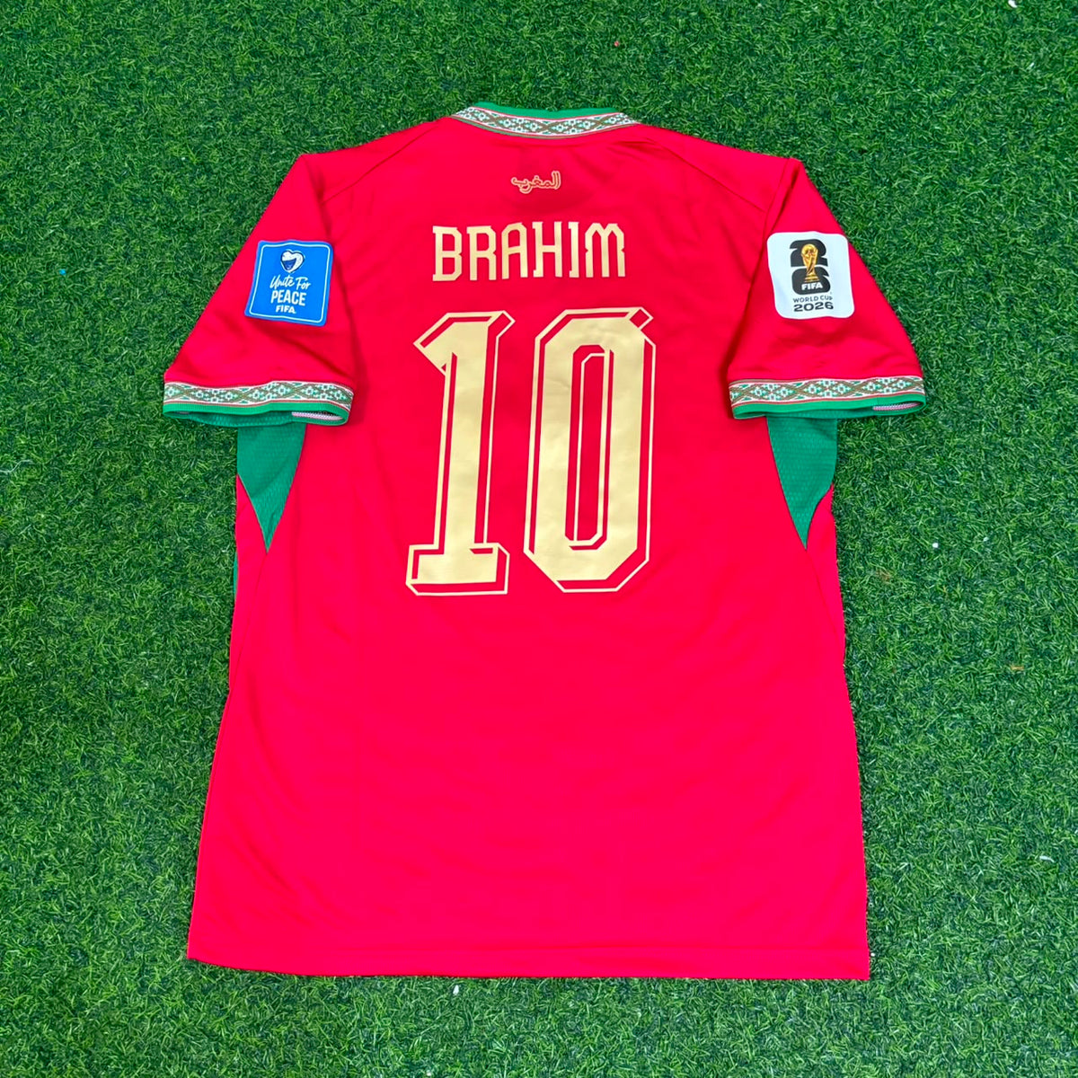 Brahim Diaz Marokko WM 2026 Heimtrikot Rot