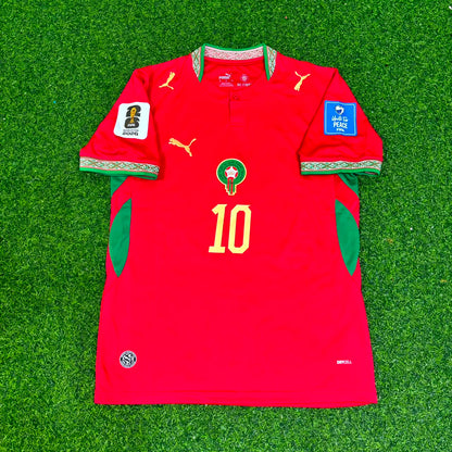 Brahim Diaz Marokko WM 2026 Heimtrikot Rot