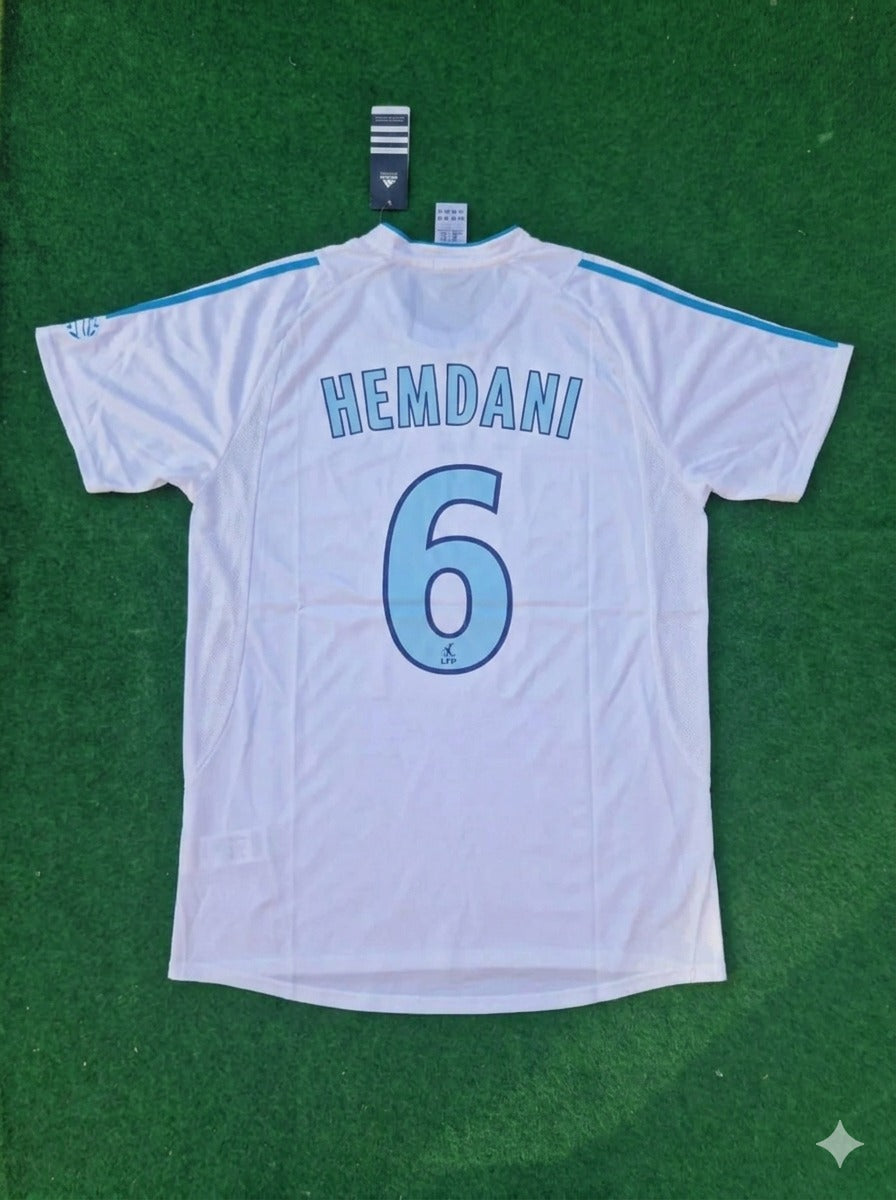 Marseille 2003/04 Home OM Football Jersey – Brahim Hemdani 6