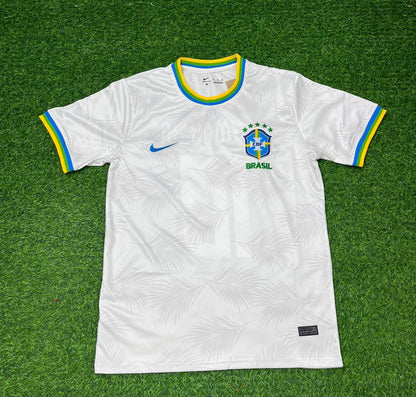 Vinicius Junior Brazil 2026 White Football Jersey Trikot Maillot